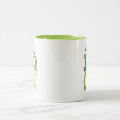 Custom Horeuh Irish Luck St Patricks Day Zweifarbige Tasse (Mittel)