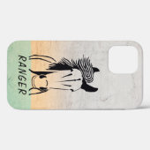 Custom Horse Apple IPhone 12 (Tough) Handy Case (Rückseite (Horizontal))