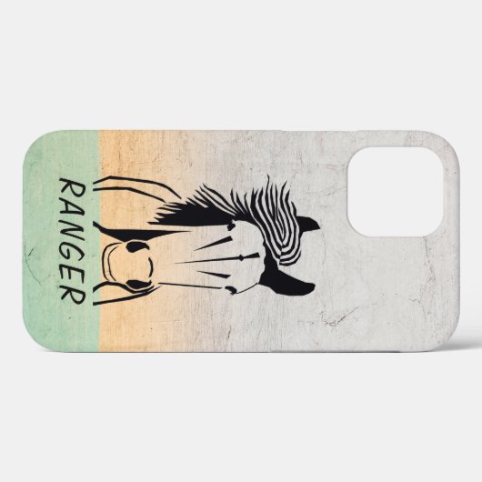 Custom Horse Apple IPhone 12 (Tough) Handy Case (Rückseite (Horizontal))