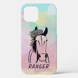 Custom Horse Apple IPhone 12 (Tough) Handy Case