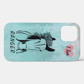 Custom Horse Apple IPhone 12 (Tough) Handy Case (Rückseite (Horizontal))