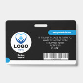 Custom Hospital & Business-ID-Abzeichen - sicher Ausweis (Rückseite)