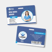 Custom Hospital & Business-ID-Abzeichen - sicher Ausweis (Vorder- & Rückseite)