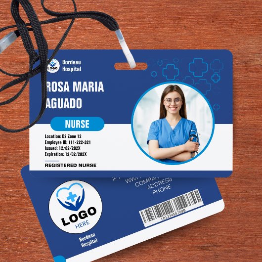 Custom Hospital & Business-ID-Abzeichen - sicher Ausweis