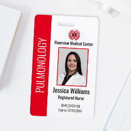 Custom Hospital Medical Employee Foto Abzeichen Re Ausweis