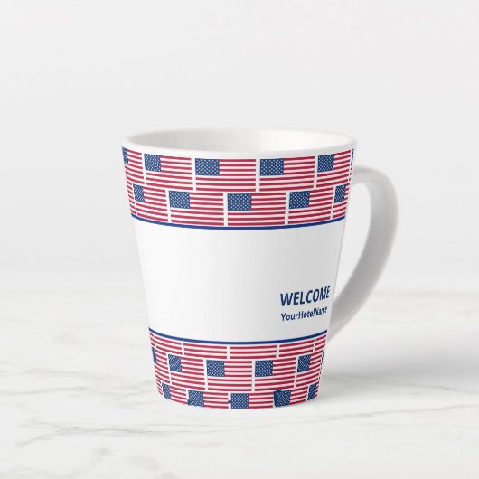 Custom Hospitality USA Flag Milchtasse (Rechte Ecke)