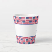 Custom Hospitality USA Flag Milchtasse (Vorderseite)