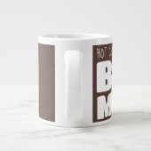 Custom Hot Chocolate Big Mug Brown C33 Novelty Jumbo-Tasse (Rückseite)