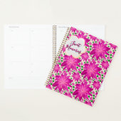 Custom Hot Pink Floral Seamless Pattern  Planer (Anzeige)