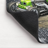 Custom Hot Rod Mouse Pad – Classic Car Enthusiast  Mousepad (Ecke)