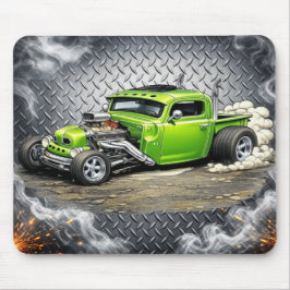 Custom Hot Rod Mouse Pad – Classic Car Enthusiast  Mousepad