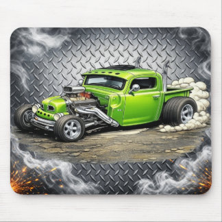 Custom Hot Rod Mouse Pad – Classic Car Enthusiast  Mousepad