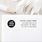 Custom Hotel Logo and Return Name Address  (Insitu)