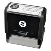 Custom Hotel Logo Return Address Self-Inking Stamp Permastempel (Produkt)