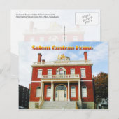 Custom House, Salem, Massachusetts Postkarte (Vorne/Hinten)