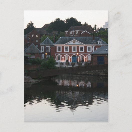 Custom House, The Quay, Exeter, Devon, UK Postkarte (Vorderseite)