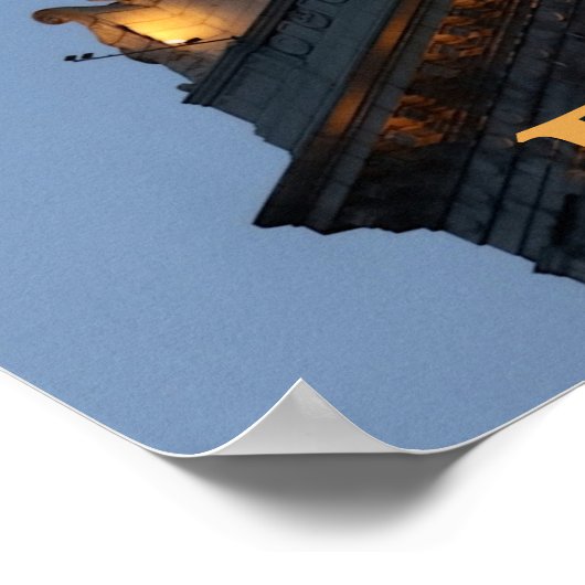 Custom House Tower Boston Poster (Ecke)