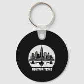 Custom Houston Skyline Schlüsselanhänger (Rückseite)
