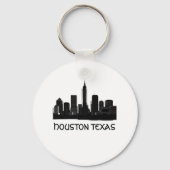 Custom Houston Texas Skyline Schlüsselanhänger (Rückseite)