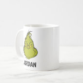 Custom How Grinch Stole Weihnachts Classic Grinch Kaffeetasse (Vorderseite Links)
