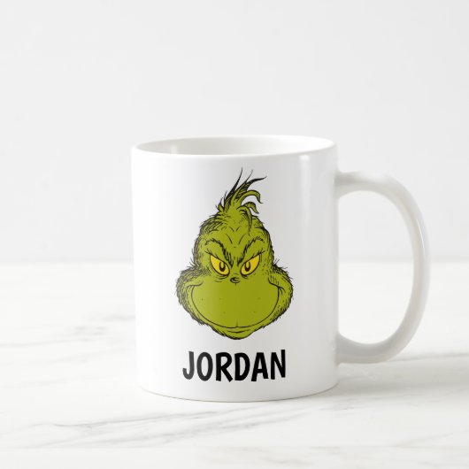 Custom How Grinch Stole Weihnachts Classic Grinch Kaffeetasse (Rechts)