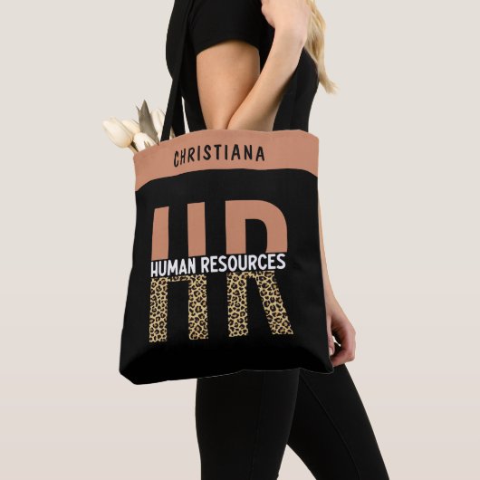 Custom HR Human Resources Leopard Print HR Geschen Tasche (Von Nahem)