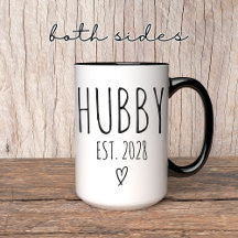 Custom Hubby Tasse, Hochzeitsgeschenk, Jubiläumsge