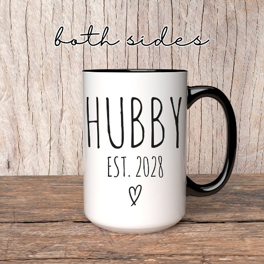 Custom Hubby Tasse, Hochzeitsgeschenk, Jubiläumsge Tasse