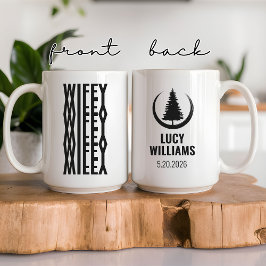Custom Hubby & Wifey Coffee Mug | Engagement Gift Kaffeetasse