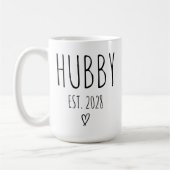 Custom Hubby & Wifey Tasse, Hochzeitsgeschenk für Kaffeetasse (Links)