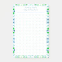 Custom Hübsch Blue Dot Grid Wedding Plan Planer