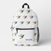 Custom Hummingbird Bedruckter Rucksack (Vorderseite)