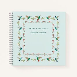 Custom Hummingbird Border Notepad Notizblock