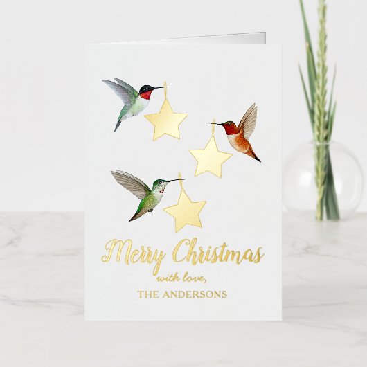 Custom Hummingbird Christmas (Vorderseite)