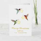 Custom Hummingbird Christmas (Vorderseite)