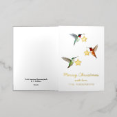 Custom Hummingbird Christmas (Äußere Ablage)