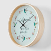 Custom Hummingbird Clock Uhr (Winkel)