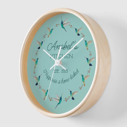 Custom Hummingbird Clock Uhr (Winkel)