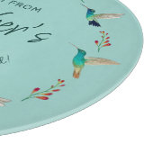 Custom Hummingbird Cutting Board Schneidebrett (Ecke)