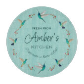 Custom Hummingbird Cutting Board Schneidebrett (Vorderseite)