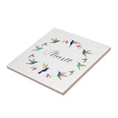 Custom Hummingbird Fliese (Seite)