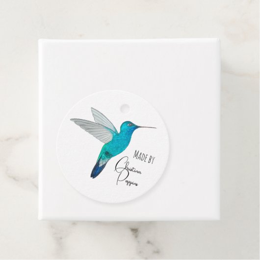 Custom Hummingbird Geschenkanhänger (Beispiel)