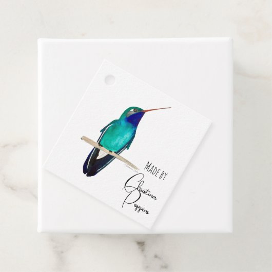 Custom Hummingbird Geschenkanhänger (Beispiel)