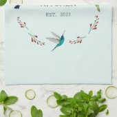 Custom Hummingbird Geschirrtuch (Gefaltet)