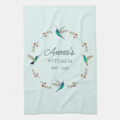 Custom Hummingbird Geschirrtuch (Vertikal)