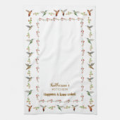 Custom Hummingbird Geschirrtuch (Vertikal)