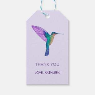Custom Hummingbird Gift Tag Geschenkanhänger