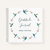 Custom Hummingbird Gratitude Journal Notizblock (Vorderseite)