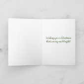 Custom Hummingbird Holiday Card Feiertagskarte (Innenseite)