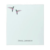 Custom Hummingbird Notepad Notizblock (Vorderseite)